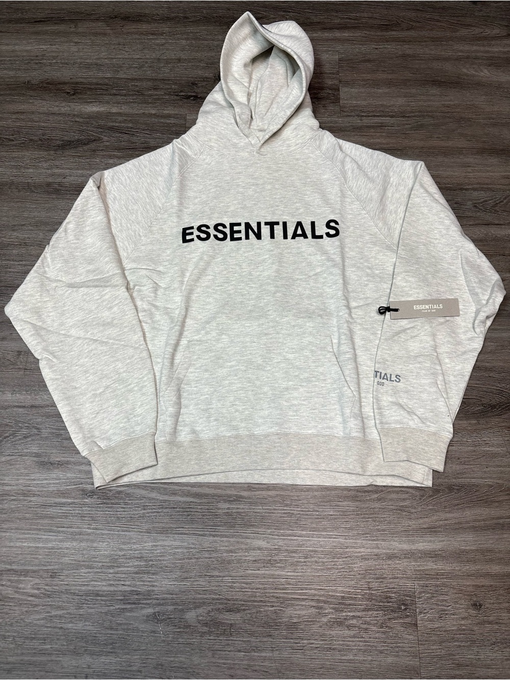 Ss20 fear of god essentials Light Oatmeal hoodie